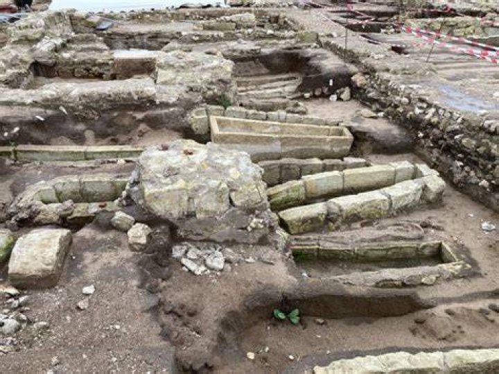 Ancient Cooler At Beaumont Abbey Site