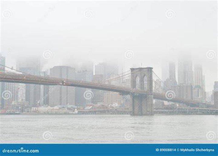 Brooklyn Bridge In Fog