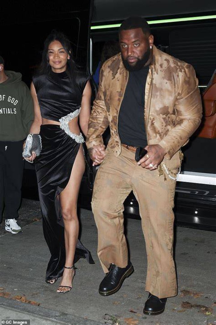 Chanel Iman with her husband Sterling Shepard