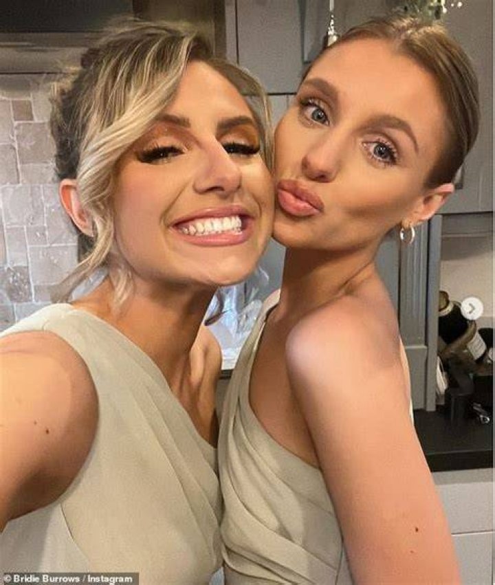 Chloe Burrows with her sister Bridget Burrows