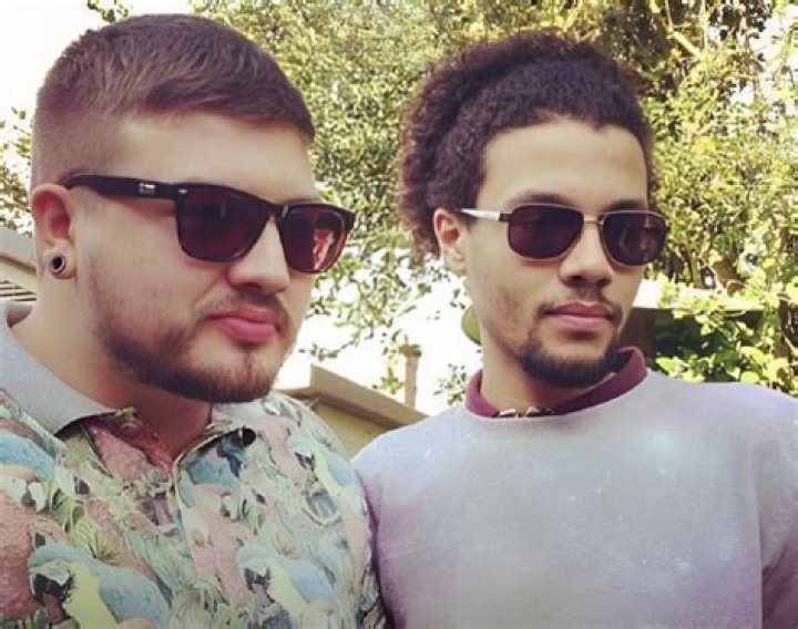 Danny Beard with his boyfriend