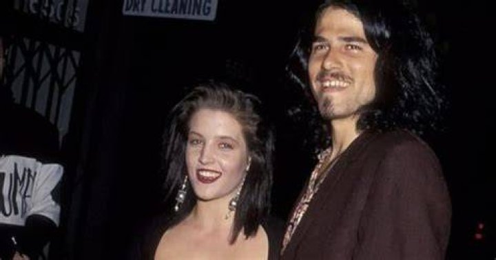 Danny Keough old image with Lisa Marie Presley