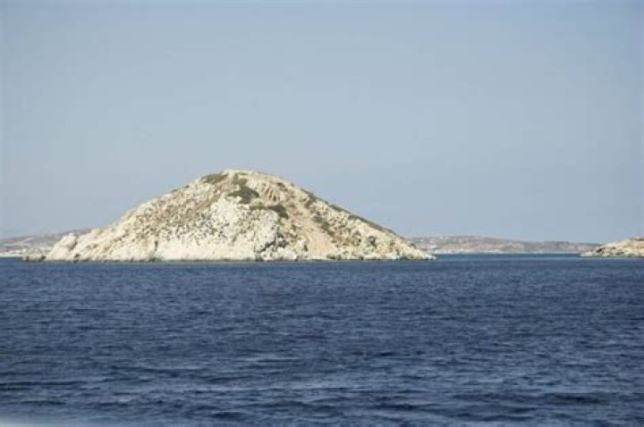 Dhaskalio Islet In Greece