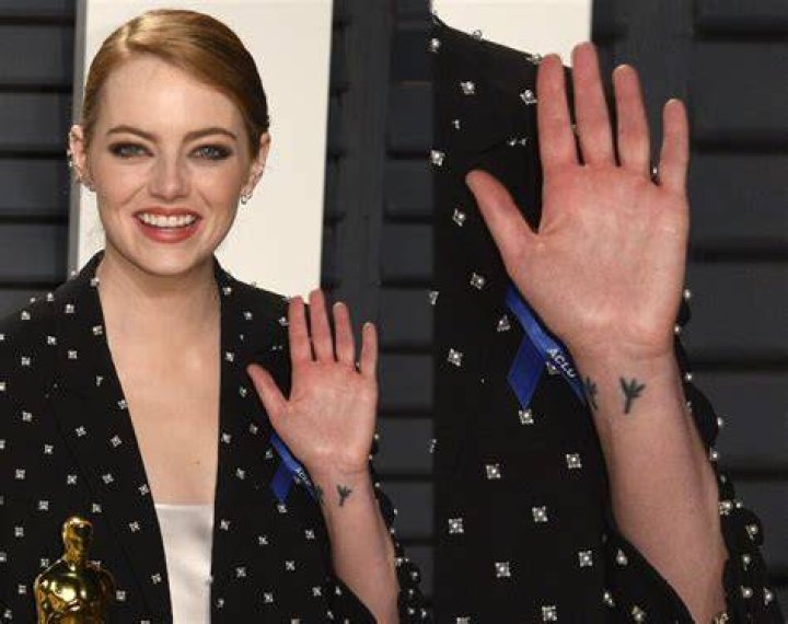 Emma stone tattoo