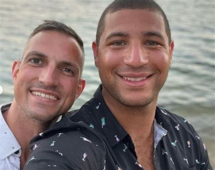 Evan Lambert with his husband