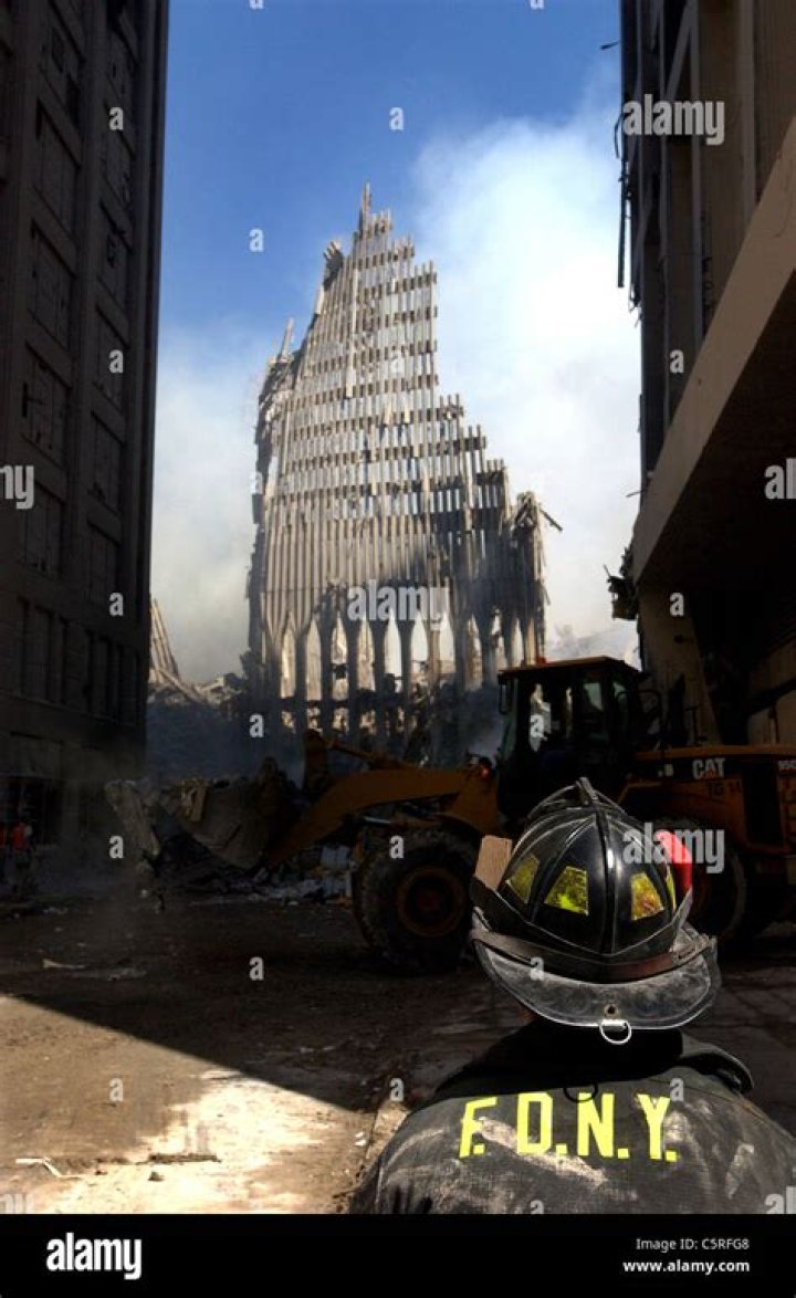 Fireman At The World Trade Center