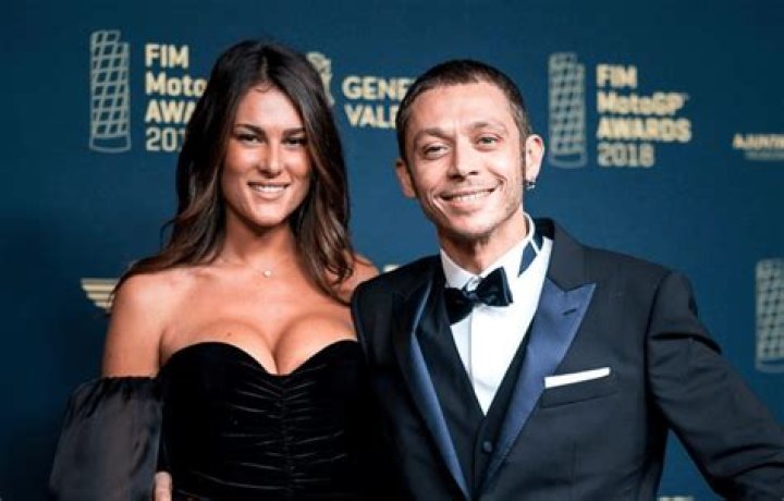 Francesca Sofia Novello and Valentino Rossi
