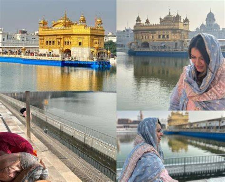 Gia Sandhu visits Golden Temple