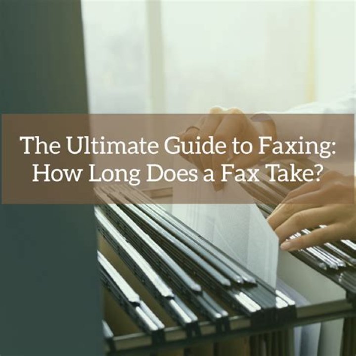 How long does it take to receive a fax