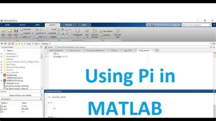 How to write pi in matlab