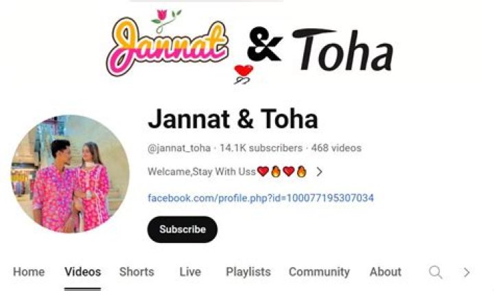 Jannat Toha appeared in music videos