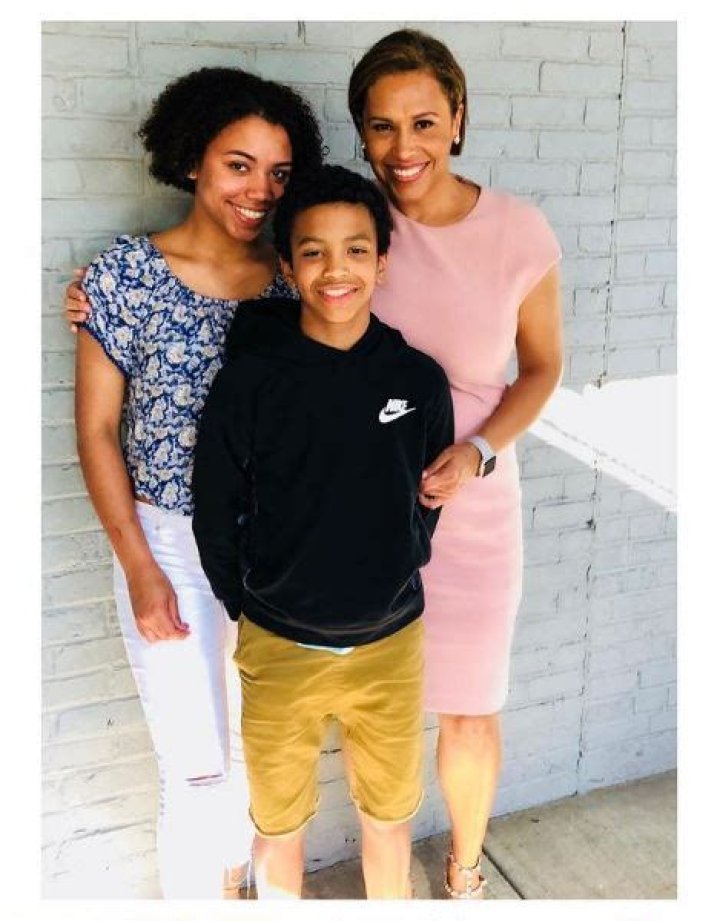 Jovita Moore with her daughter Shelby and son Josh.