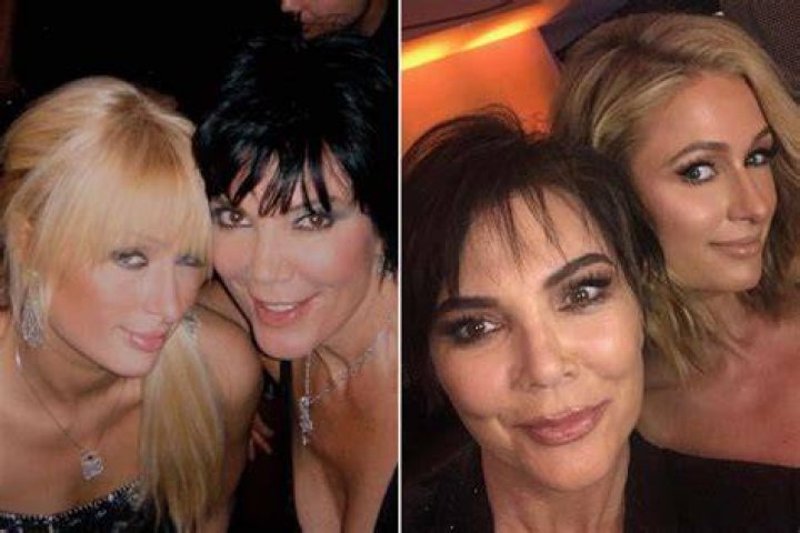 Kris Jenner and Paris Hilton