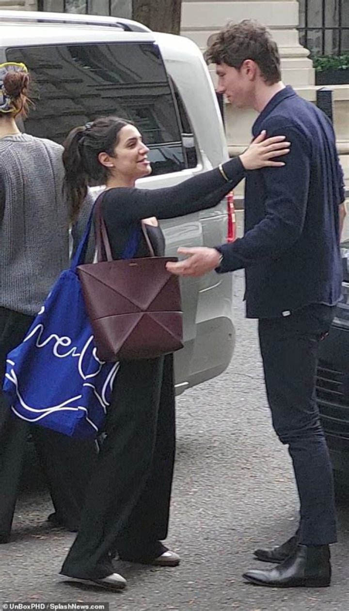 Marisa Abela with her boyfriend