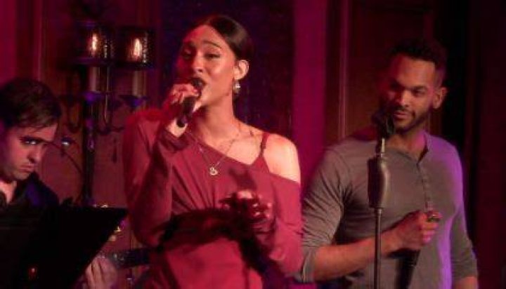 MJ Rodriguez and Garland Dance, Jr. singing Satisfied