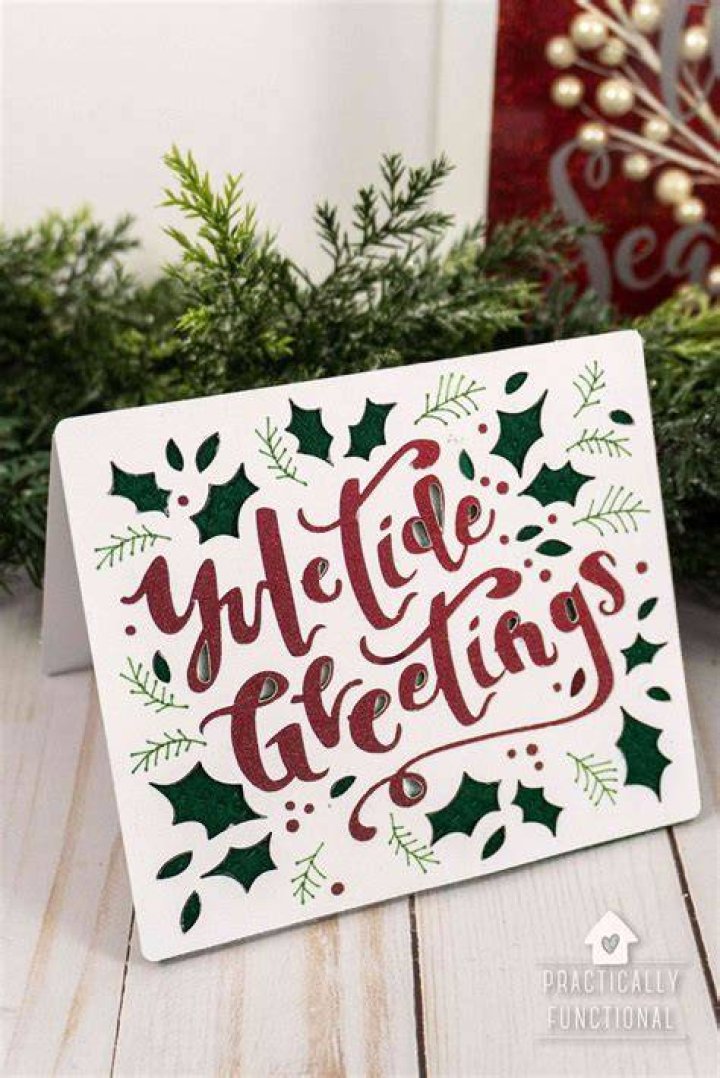 Modern Yuletide Card