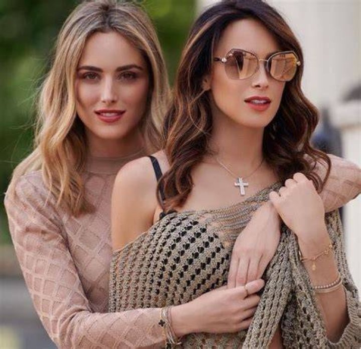 Natacha Tannous with her sister Milana Andrea