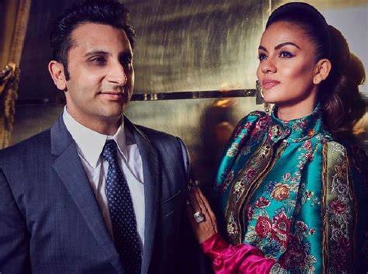Natasha Poonawalla and her husband