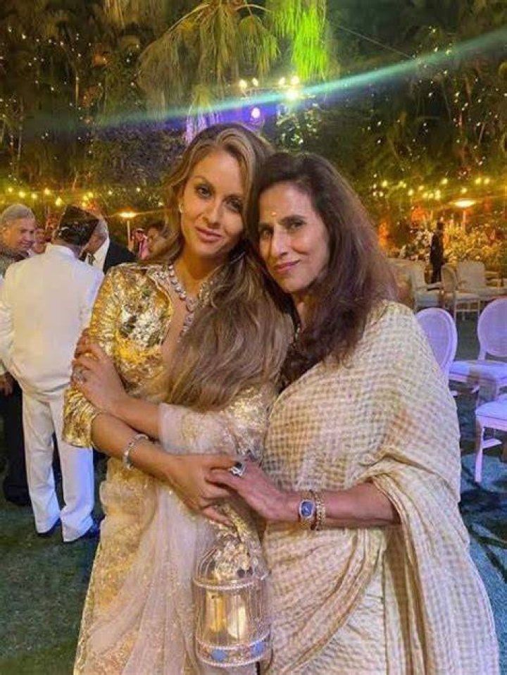 Natasha Poonawalla with her sons