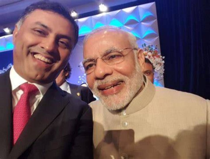 Nikesh Arora with PM Modi