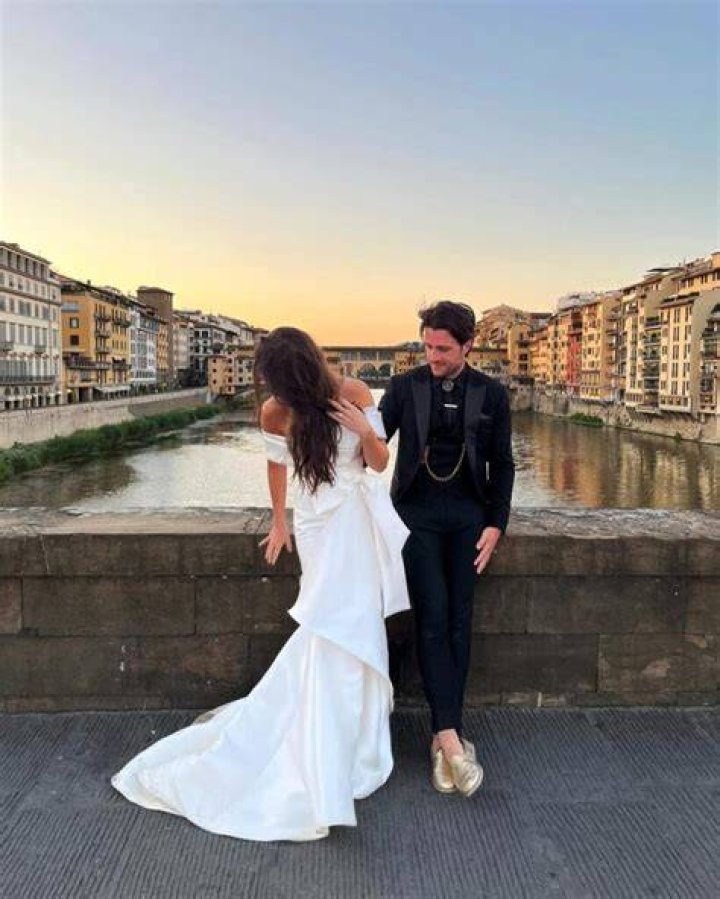 Paniz Zade with her husband