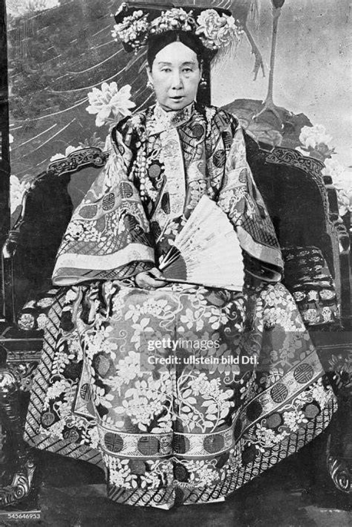 Portrait Of Empress Dowager Cixi