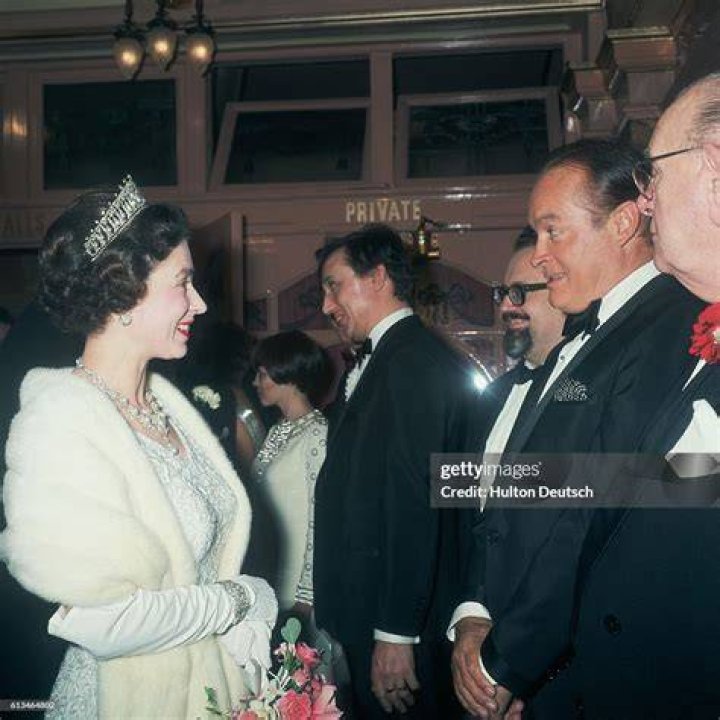 Queen Elizabeth II Meets Bob Hope