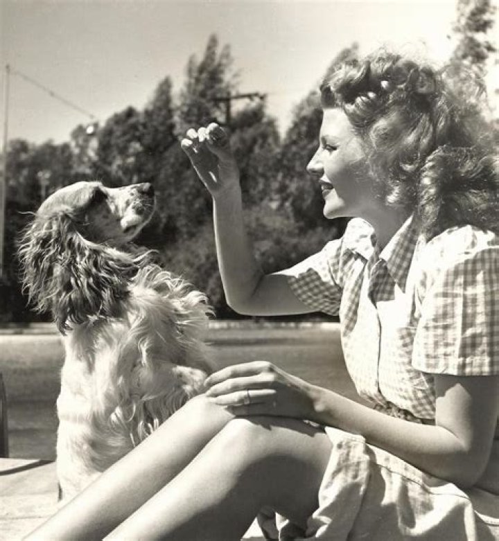 Rita Tiecher with her pet dog
