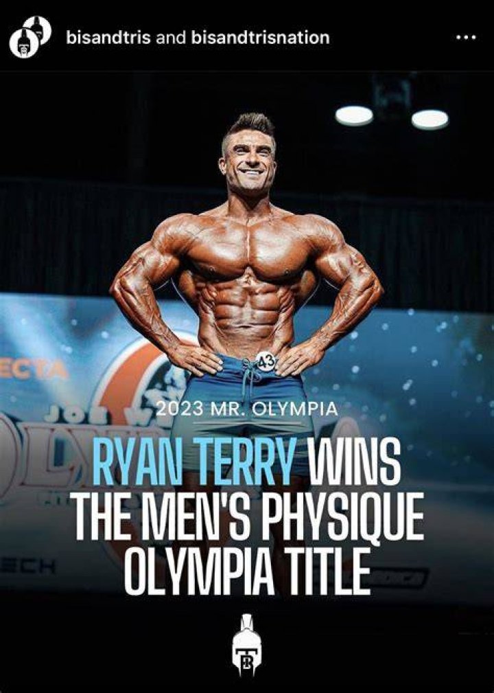 Ryan Terry won Men's Physique Mr Olympia 2023 title