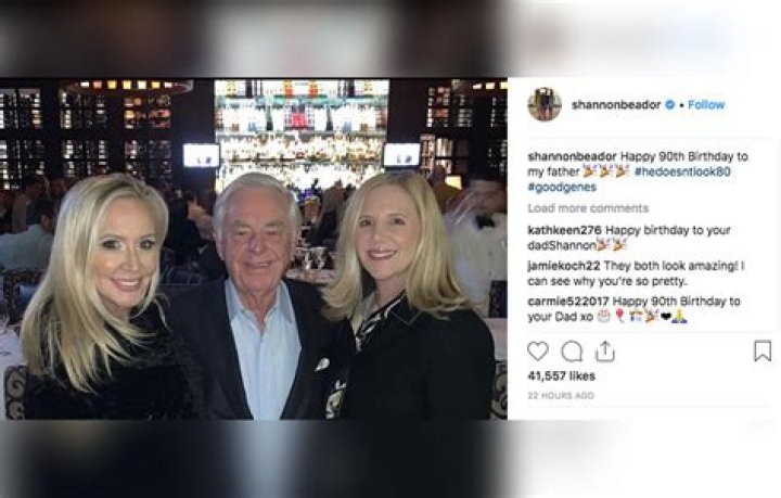 Shannon Beador with her father