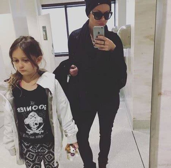 Sophie Fergi with her mother