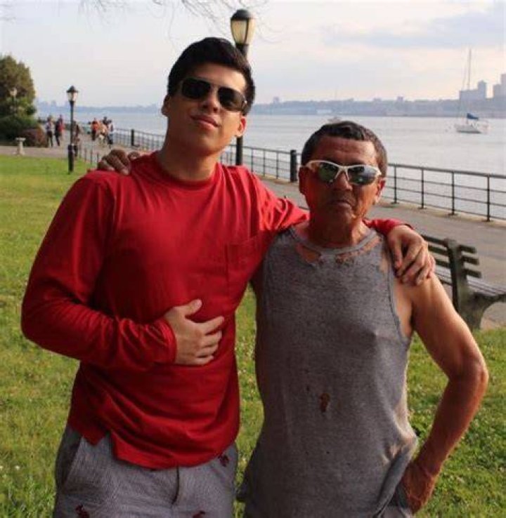 Spencer X with his father