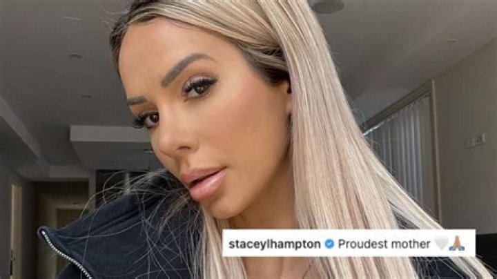 Stacey with her ex-partner Shane Smith