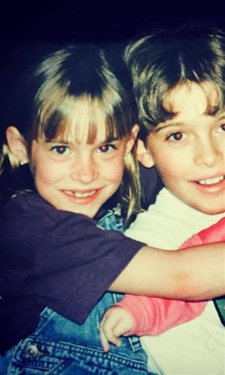 Stella Banderas Childhood Picture with Dakota Johnson