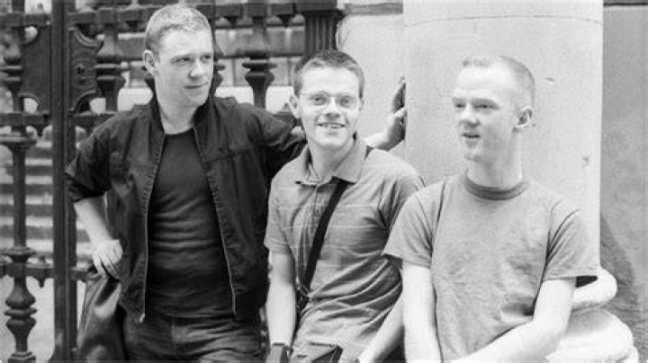 Steve Bronski with co-founders of Bronski Beat