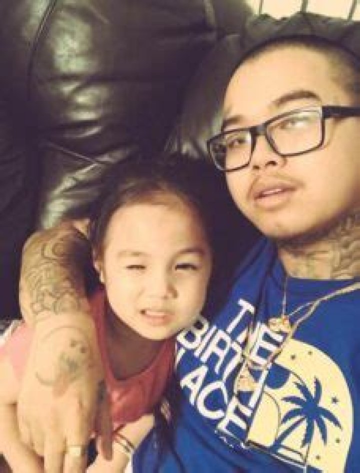 Stupid Young with his god daughter