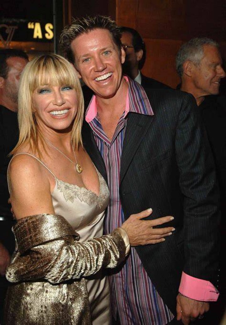 Suzanne Somers and Bruce Somers Jr.