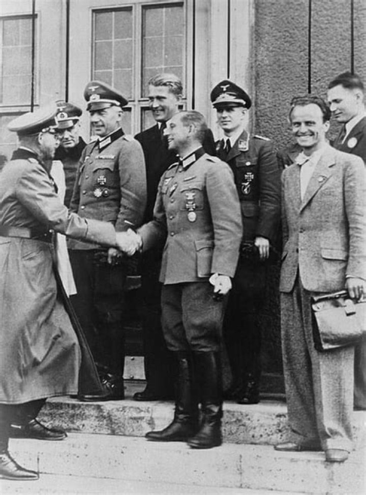 Von Braun And SS Officers