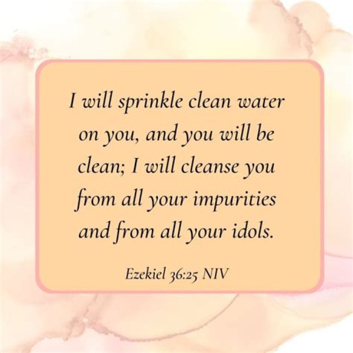 What does cleanliness mean in the bible