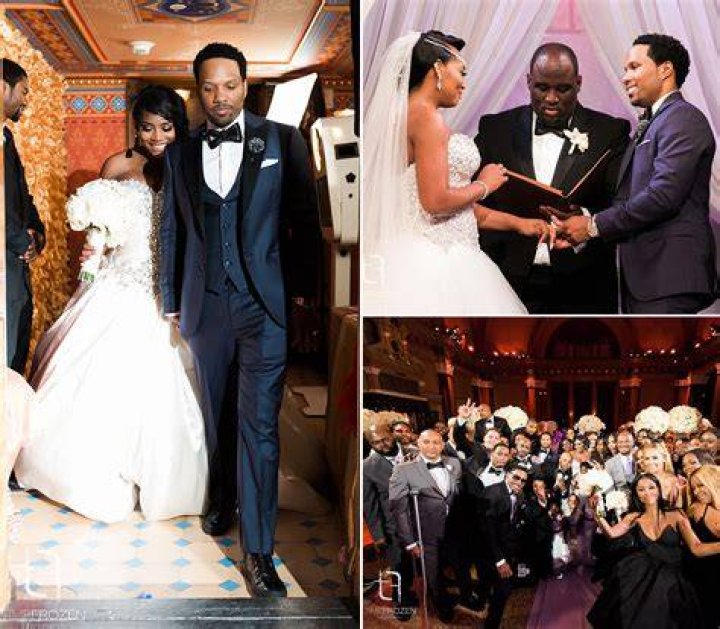 Yandy Smith Harris wedding photo